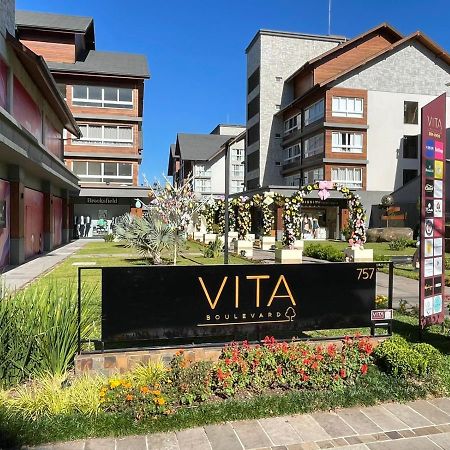 Loft Novo Aconchegante A 500M Da Rua Coberta Apartamento Gramado Exterior foto