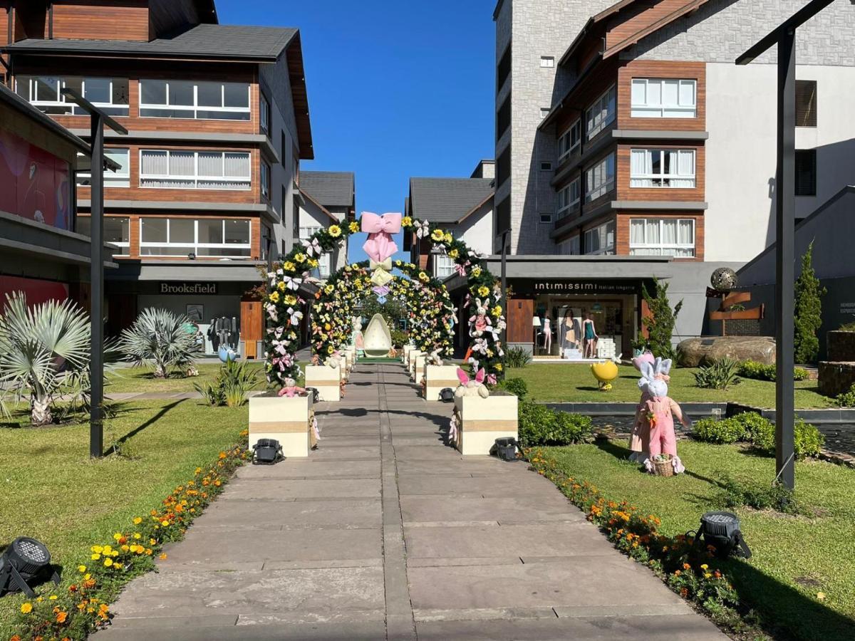 Loft Novo Aconchegante A 500M Da Rua Coberta Apartamento Gramado Exterior foto